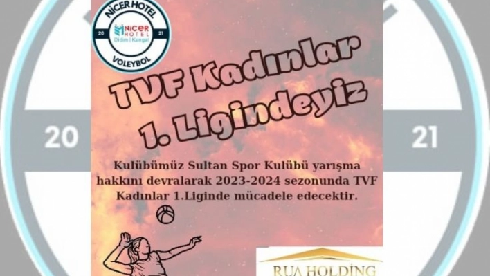 Malatya Temsilcisi Nicer Hotel Voleybol TVF Kadınlar 1. Ligi'nde Mücadele Edecek