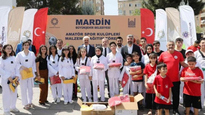 Mardin Büyükşehir Belediyesi'nden spor kulüplerine 5 milyon liralık destek