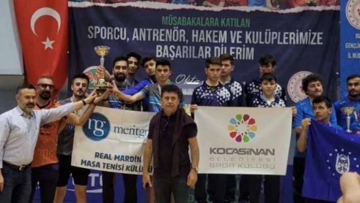 Masa tenisinde Mardin takımı Real Mardin 1. Lig'e yükseldi