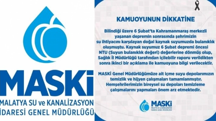 MASKİ, Vatandaşları Uyardı