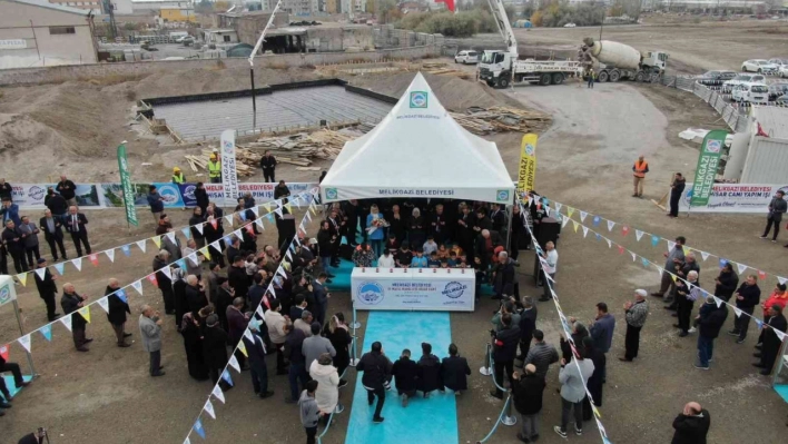 Melikgazi'de hayırsever desteği ile yapılan 'Hisar Cami'nin temeli atıldı