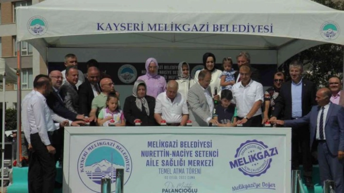 Melikgazi'den bir hizmet daha: Nurettin - Naciye Setenci Aile Sağlığı Merkezi'nin temeli atıldı