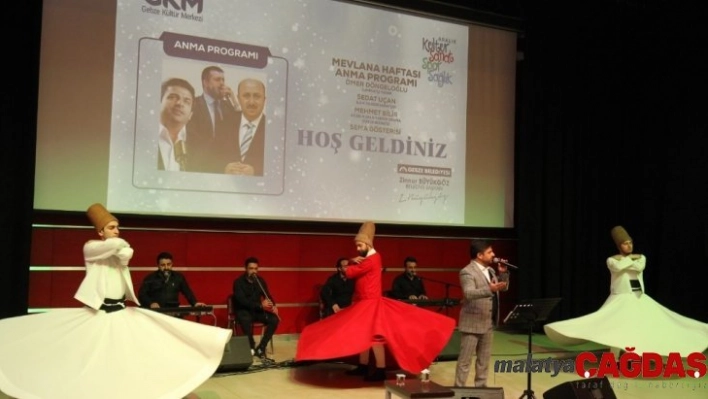 Mevlana Gebze'de anıldı