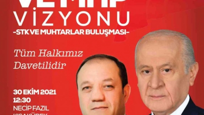 MHP'de vizyon buluşması