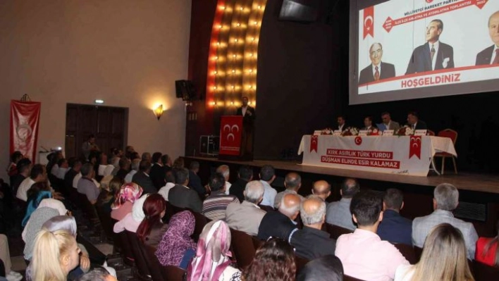 MHP'nin 'Adım Adım 2023, ilçe ilçe anlatma ve aydınlatma' toplantısı Hatay'da yapıldı