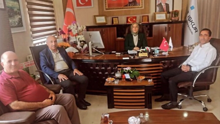 MHP Van İl Başkanı Güngöralp, İŞKUR Müdürü Biçek'i ziyaret etti