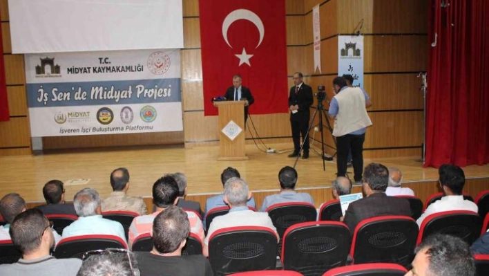 Midyat'ta 'İş sende projesi' tanıtımı