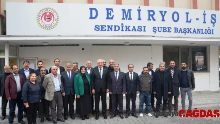 Kahtalı'dan Demiryol-İş Sendikasına ziyaret