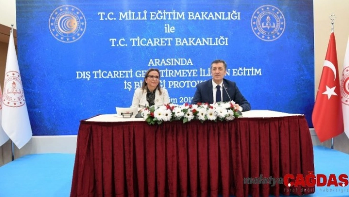 Milli Eğitim Bakanlığı ile Ticaret Bakanlığı arasında protokol imzalandı