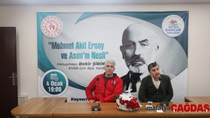 Milli Şair Mehmet Akif Ersoy, Erciyes'te anıldı