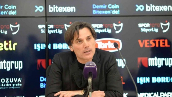 Montella: 'Rakibin ceza sahasında 43 kere topla buluştuk'