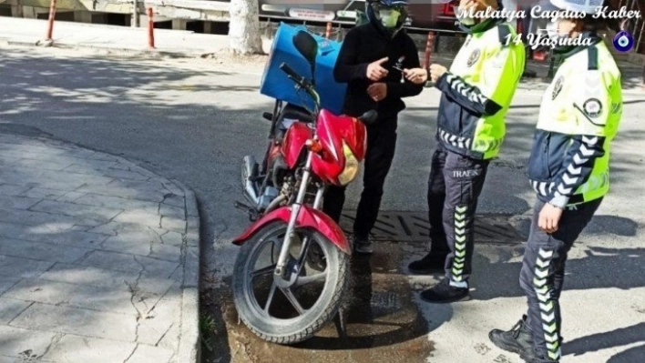 Motosikletlere sıkı kontrol