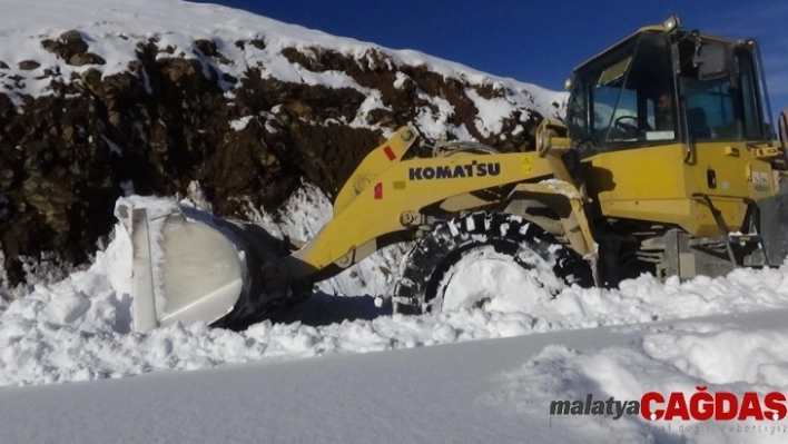 Muş'ta kardan kapanan yollar ulaşıma açıldı