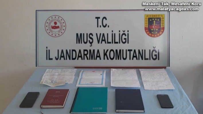 Muş'ta tefecilik operasyonu