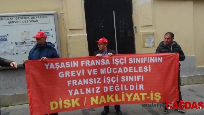 Nakliyat-İş'ten Fransız işçilerine destek