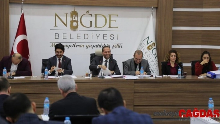 Niğde Belediyesi yılın ilk Meclis toplantısını yaptı