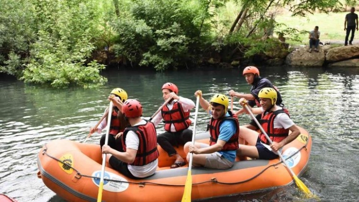 Nusaybin'de Rafting Okul Sporları Şampiyonası grup müsabakaları sona erdi