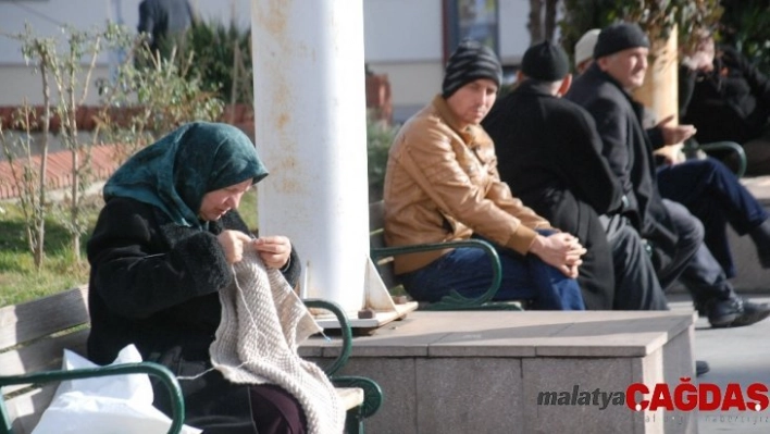 Ocak ayında güneşin tadını çıkardılar