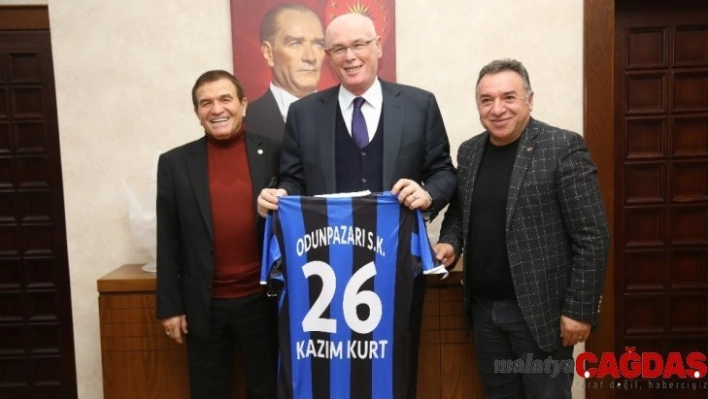 Odunpazarıspor Kazım Kurt'u ziyaret etti