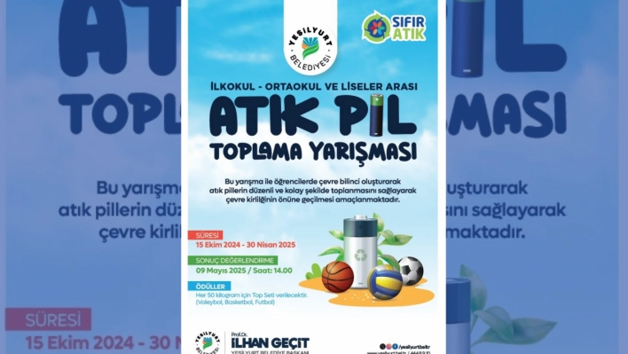 Okullararası Atık Pil Toplama Yarışması