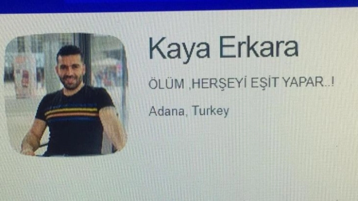 Öldürülen adamın 'ölüm' paylaşımı