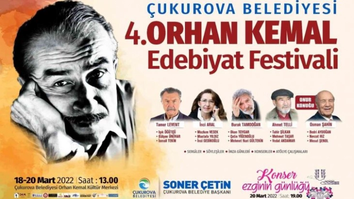 Orhan Kemal Edebiyat Festivali başlıyor