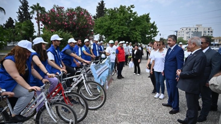 Osmaniye'de 'Yeşil Emisyon Hareketi' bisiklet turu