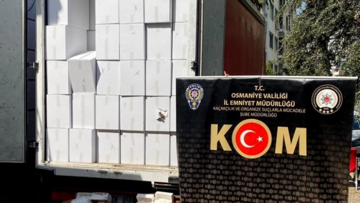 Osmaniye'de kaçakçılık operasyonları