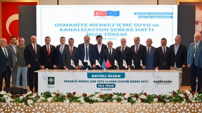 Osmaniye'ye içme suyu ve kanalizasyon hattı döşenecek