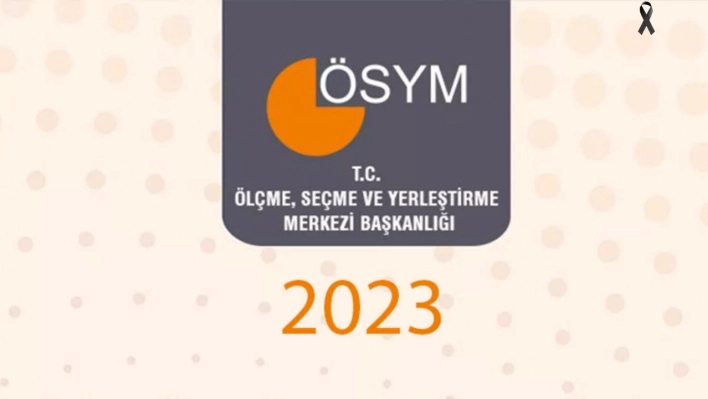 ÖSYM 2023 sınav takvimini açıkladı