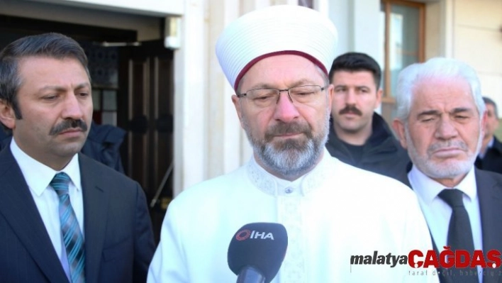 (Özel) Diyanet İşleri Başkanı Erbaş, deprem bölgesindeki çalışmaları anlattı