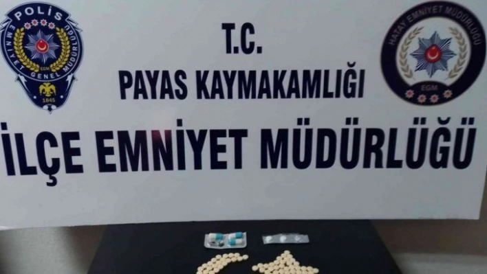 Payas'ta uyuşturucu hap operasyonu: 1 gözaltı