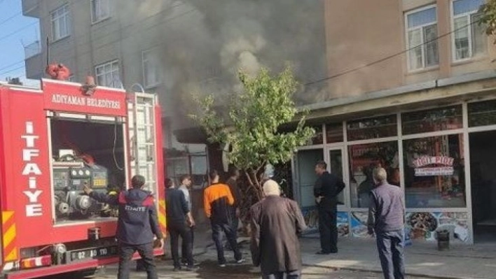 Pide fırınında çıkan yangın paniğe neden oldu