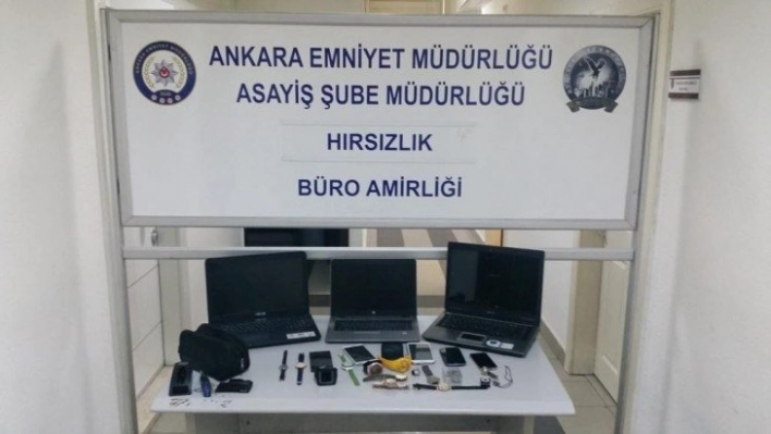 Polis, hırsızları yedikleri abur cuburdan yakaladı