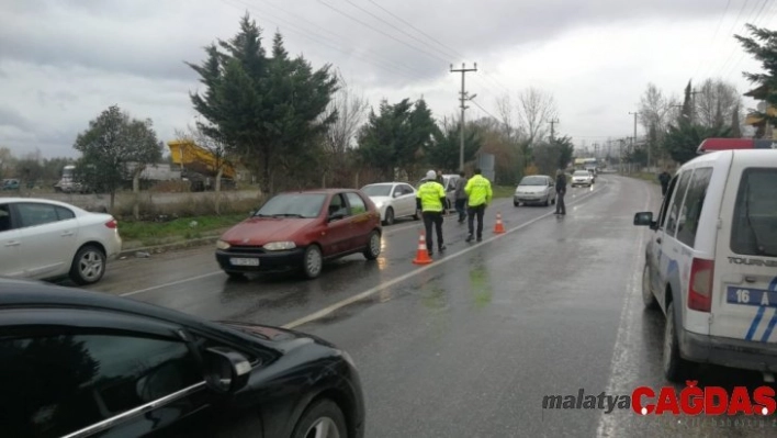 Polis silahları çekip yakaladı