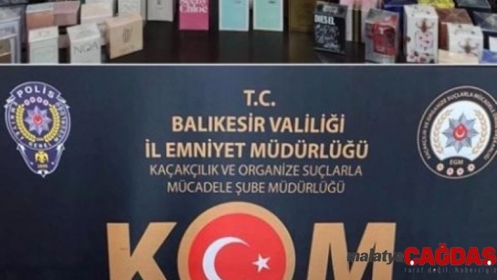 Polisten kaçak parfüm ve nargile tütününe operasyon