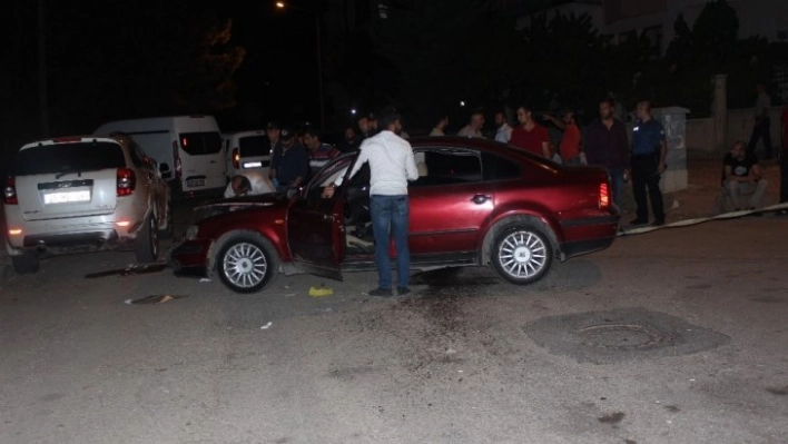 Polisten kaçtı, park halindeki araca çarptı yakalandı