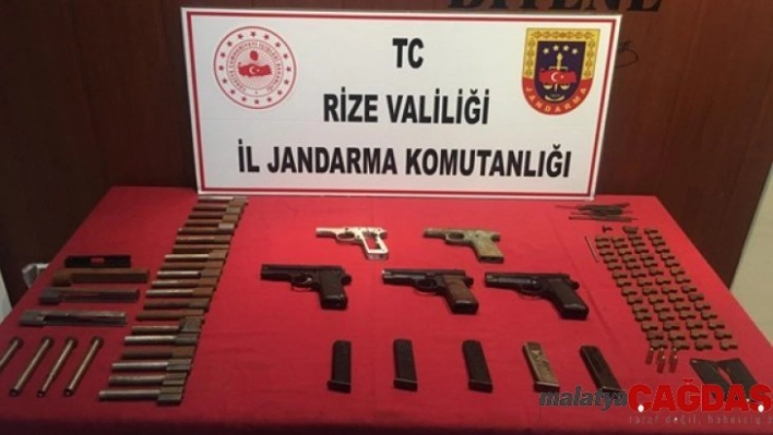 Rize'de jandarma operasyonları