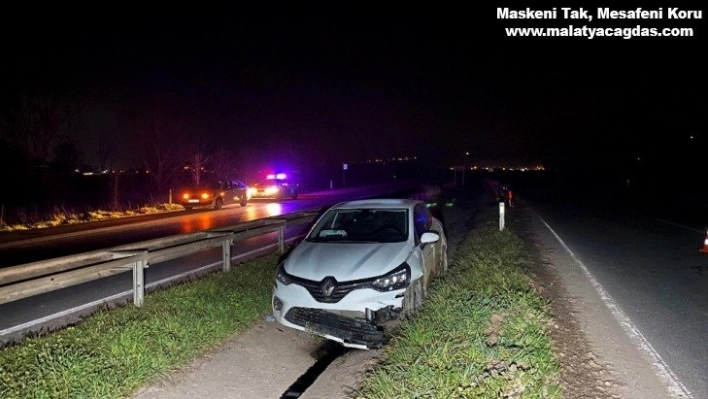 Sakarya'da sokağa çıkma kısıtlamasında bir garip kaza