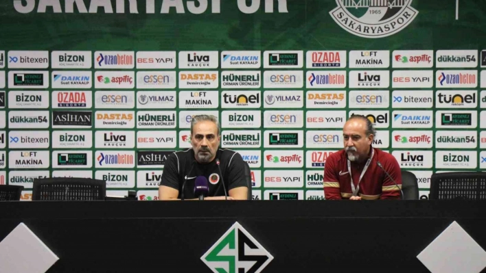 Sakaryaspor Gençlerbirliği maçının ardından