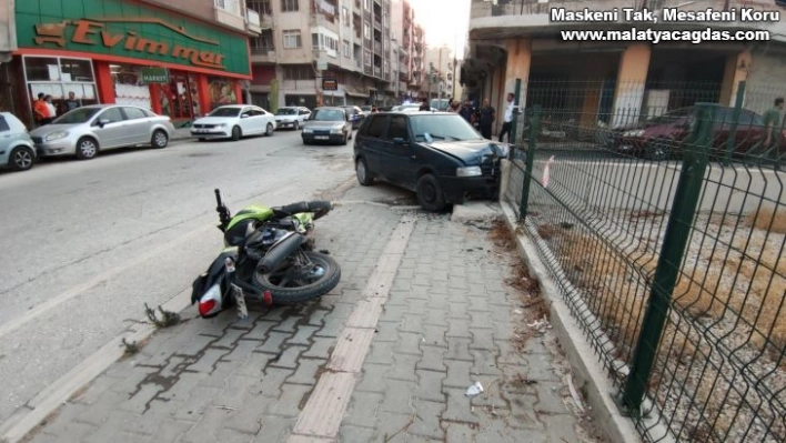 Samandağ'da trafik kazası: 2 yaralı