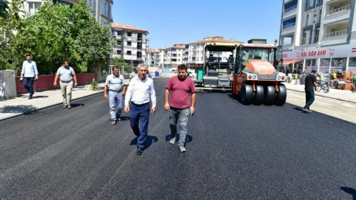 Samanlı'da yol çalışmaları devam ediyor