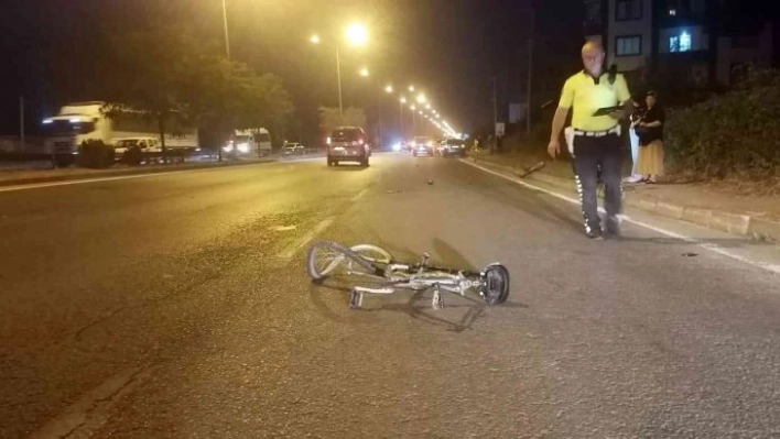 Samsun'da otomobilin çarptığı bisikletli çocuk hayatını kaybetti