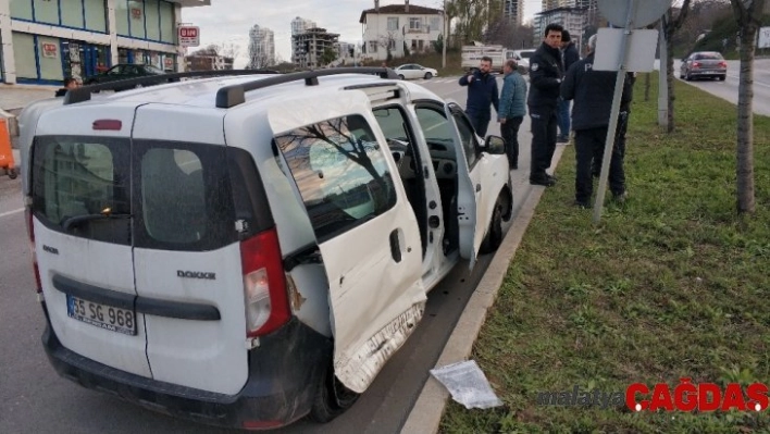 Samsun'da trafik kazası: 1 yaralı