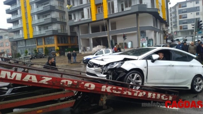 Samsun'da trafik kazası: 2 yaralı