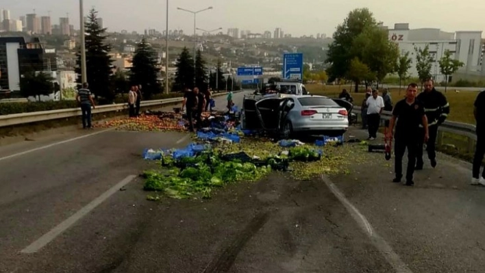 Samsun'da trafik kazası: 3 yaralı