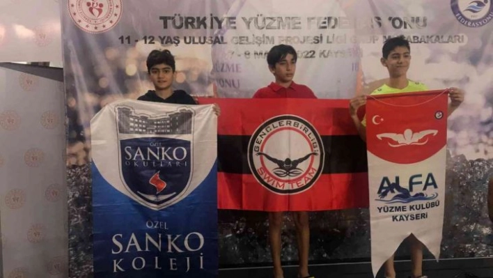 Sanko okullarının yüzme başarısı