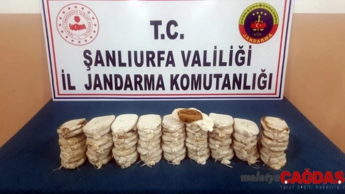 Şanlıurfa'da 10 kilo uyuşturucu ele geçirildi