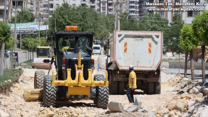 Şanlıurfa'da çöken yollarda yeniden düzenleme