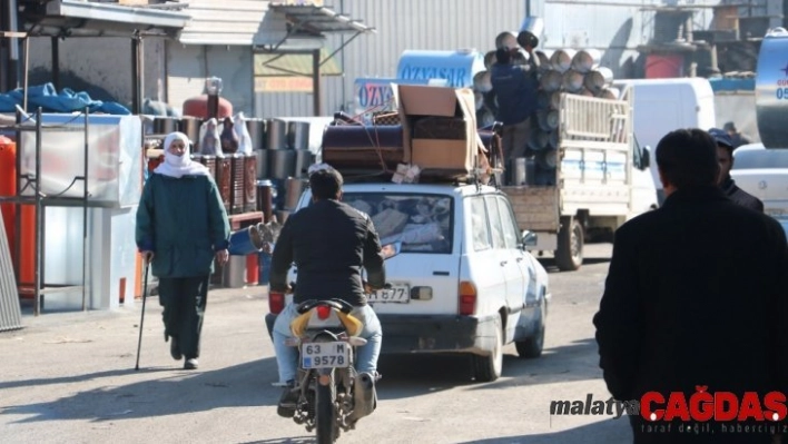 Şanlıurfa'da hava soğuyunca sobaya talep arttı